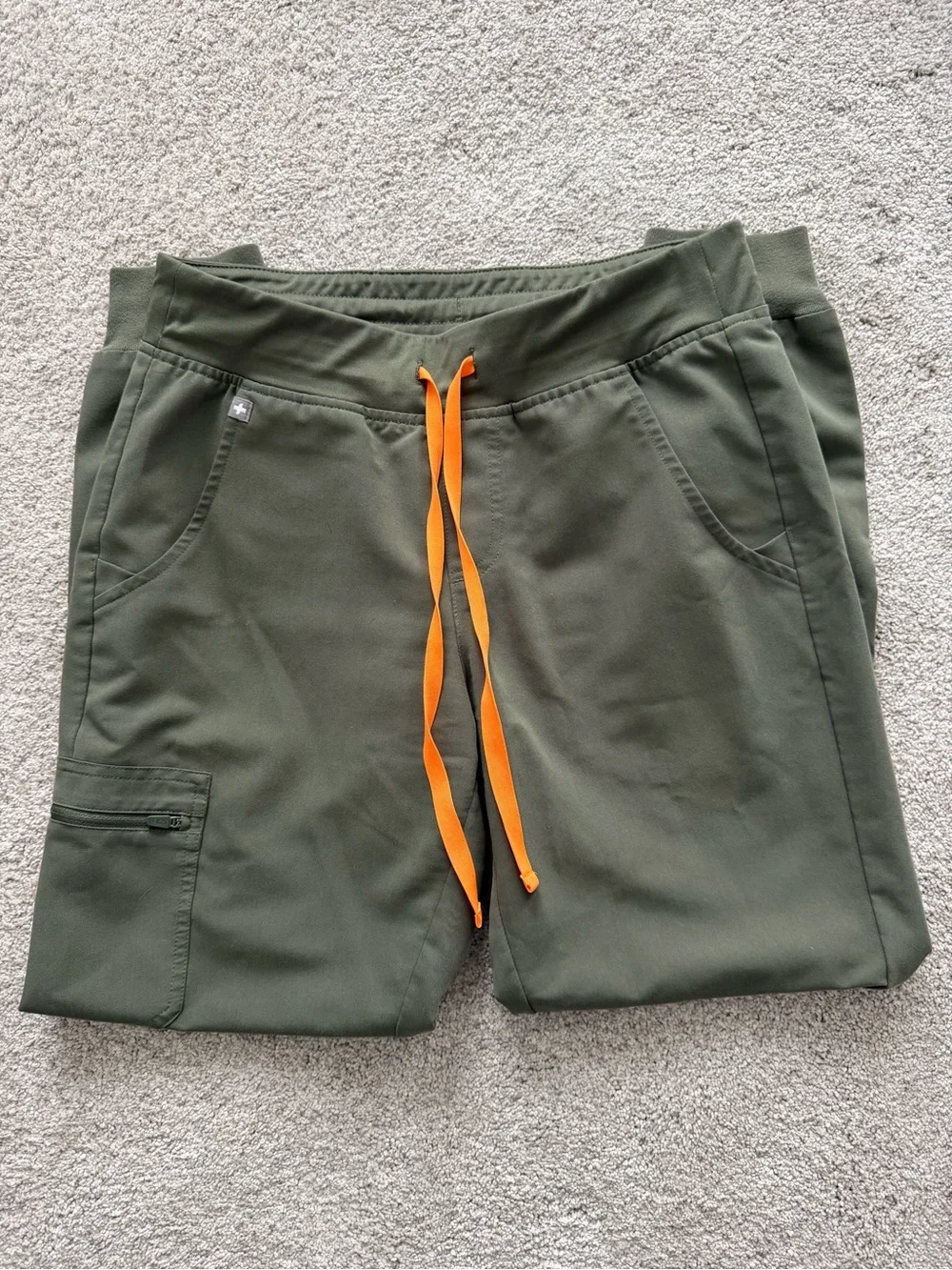 Figs Women's Dark Green Jogger Scrub Pants - Picture 3 of 5